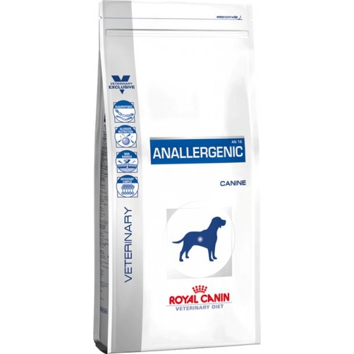 غذای خشک رویال کنین مخصوص سگ مبتلا به بیماریهای حاد آلرژیک/ 3 کیلویی/ Royal Canin ANALLERGENIC